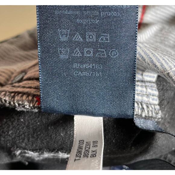 TOMMY HILFIGER Women's Gramercy Mid Rise Skinny Pull On Jeggings Jeans Black 8 - Picture 10 of 11